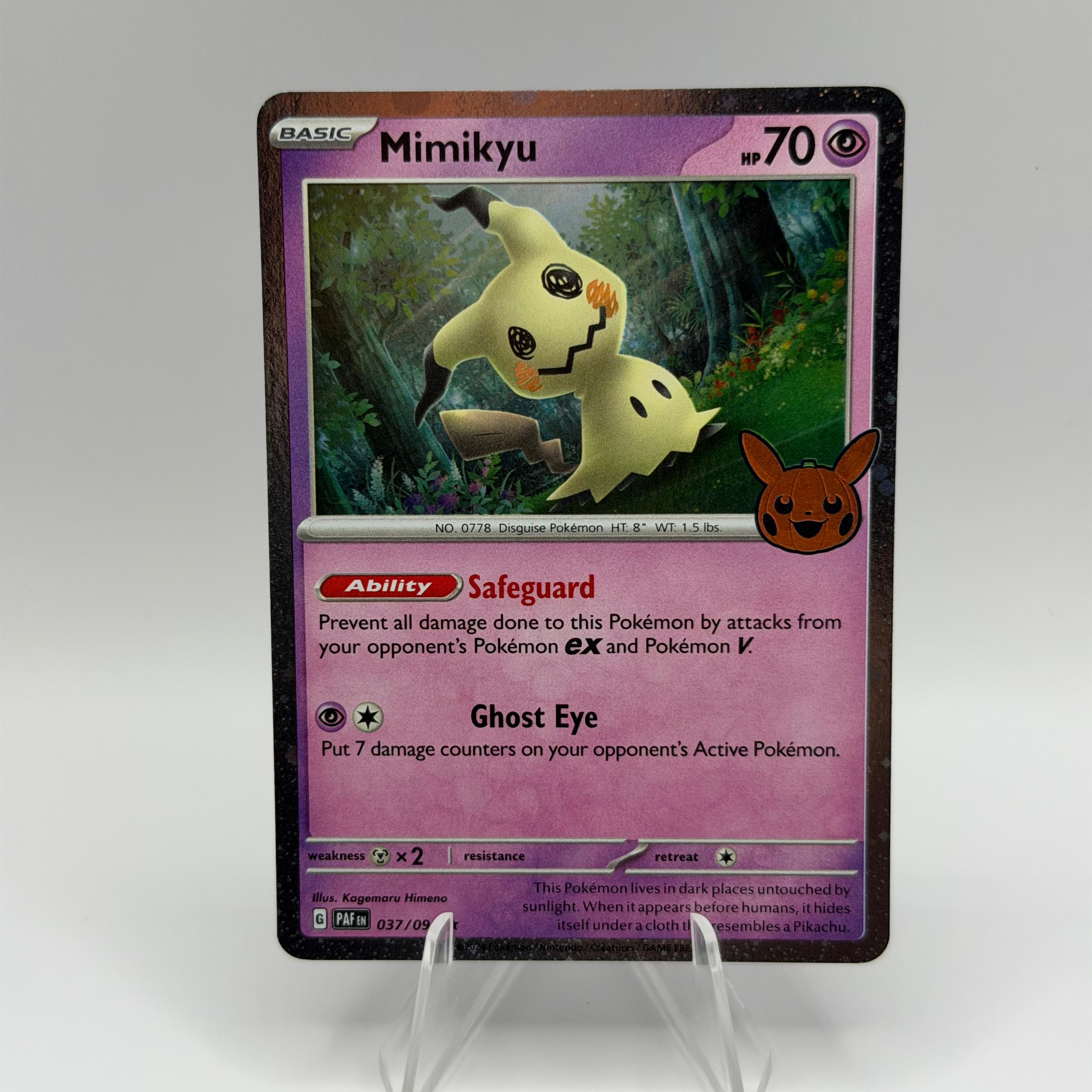 Mimikyu (BOO24 PAF 037)
Trick or Trade 2024 #0058