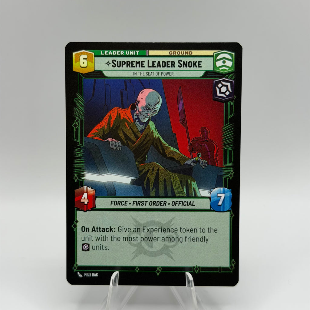 Supreme Leader Snoke - In the Seat of Power - Legends of the Force (LOF) #0277