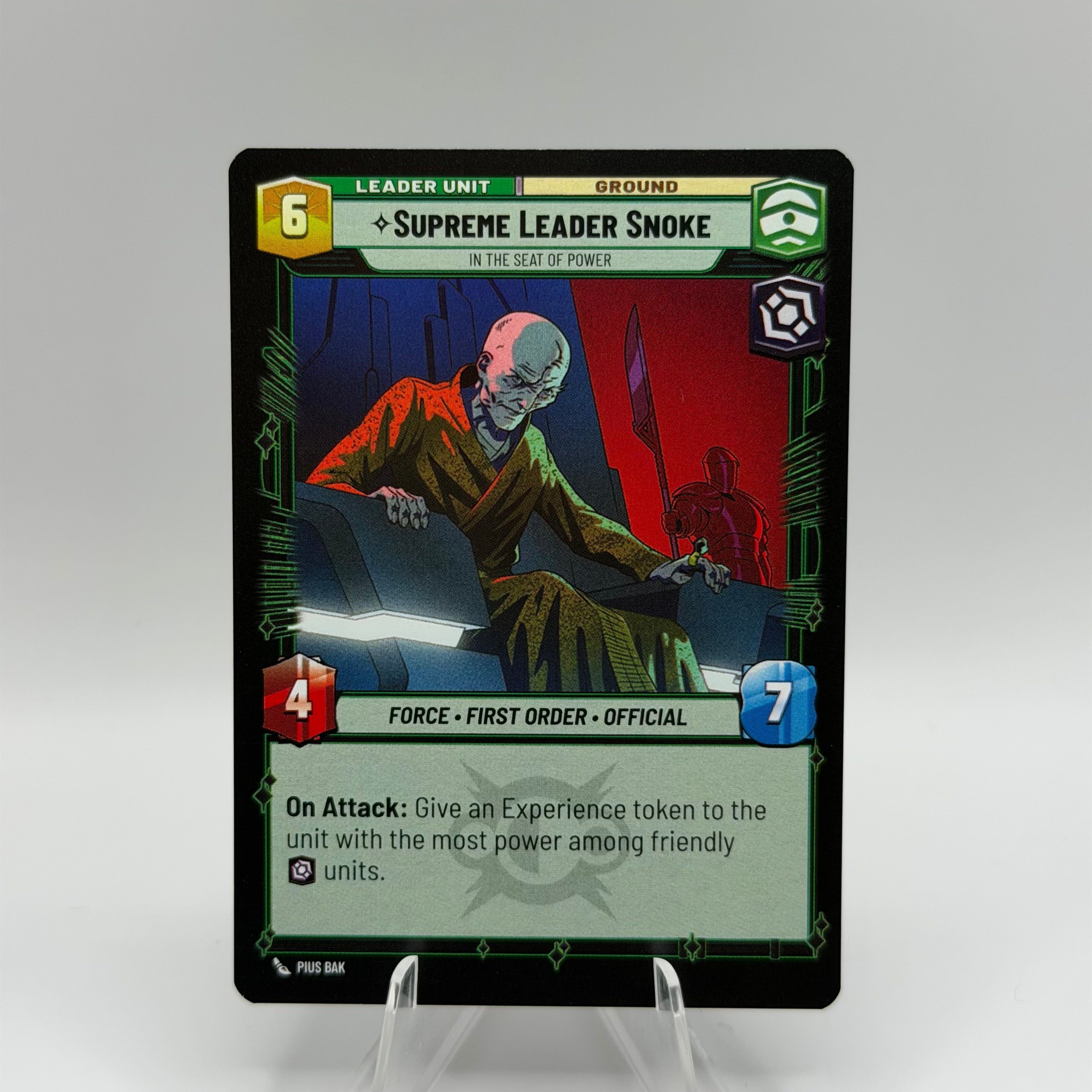 Supreme Leader Snoke - In the Seat of Power - Legends of the Force (LOF) #0277