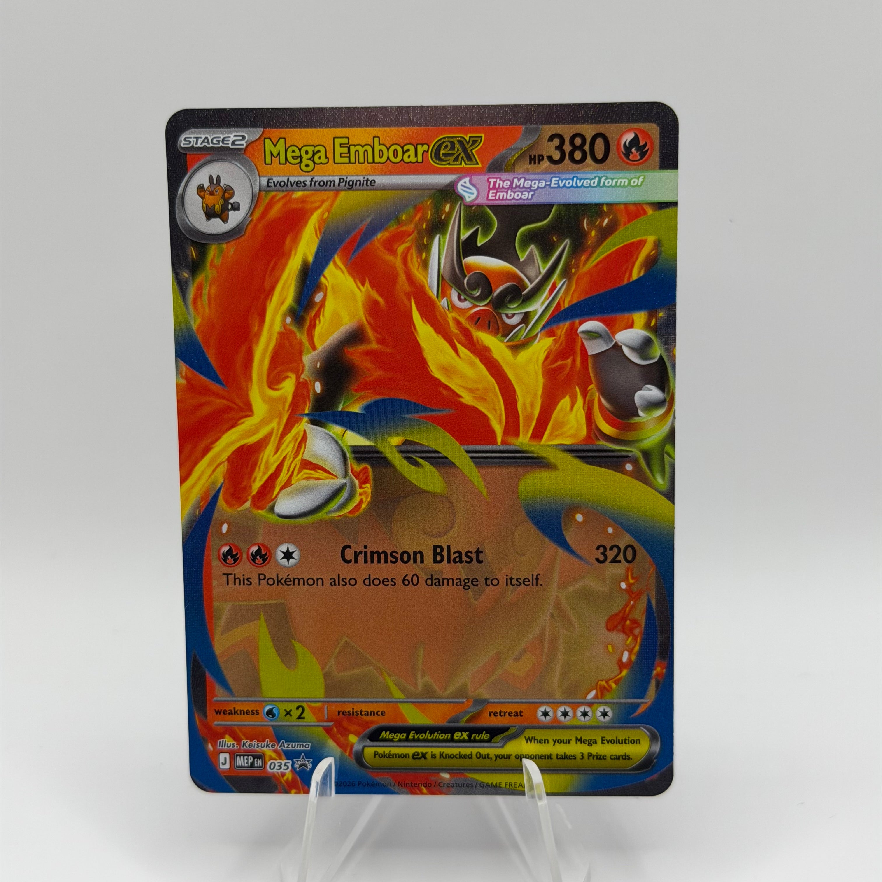 Mega Emboar ex (MEP 035)
MEP Black Star Promos #0031