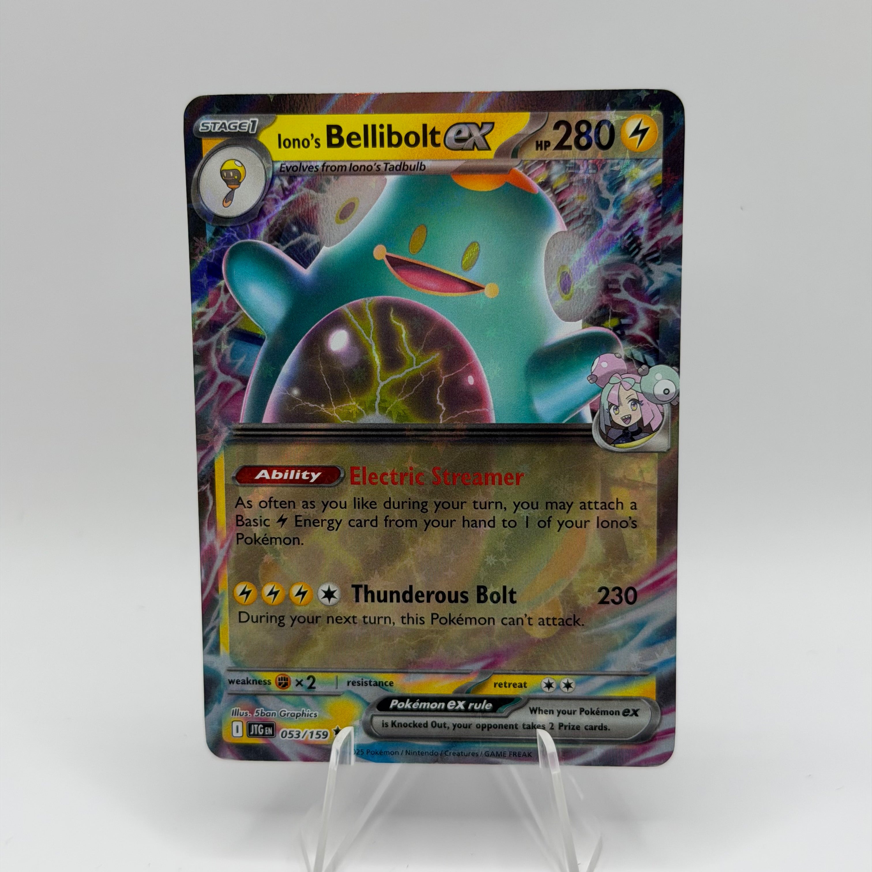 Iono's Bellibolt ex (JTG 053)
Journey Together #0037