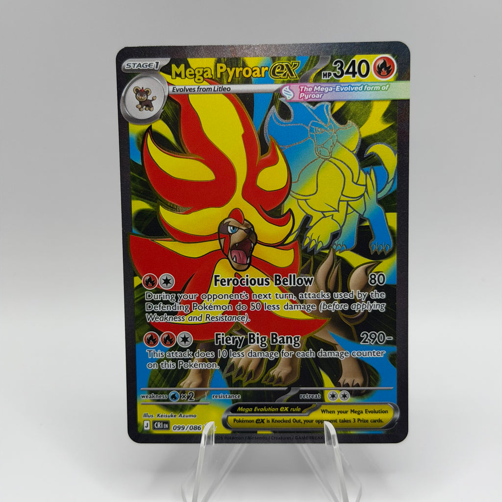 Mega Pyroar ex (CRI 099)
Chaos Rising #0072