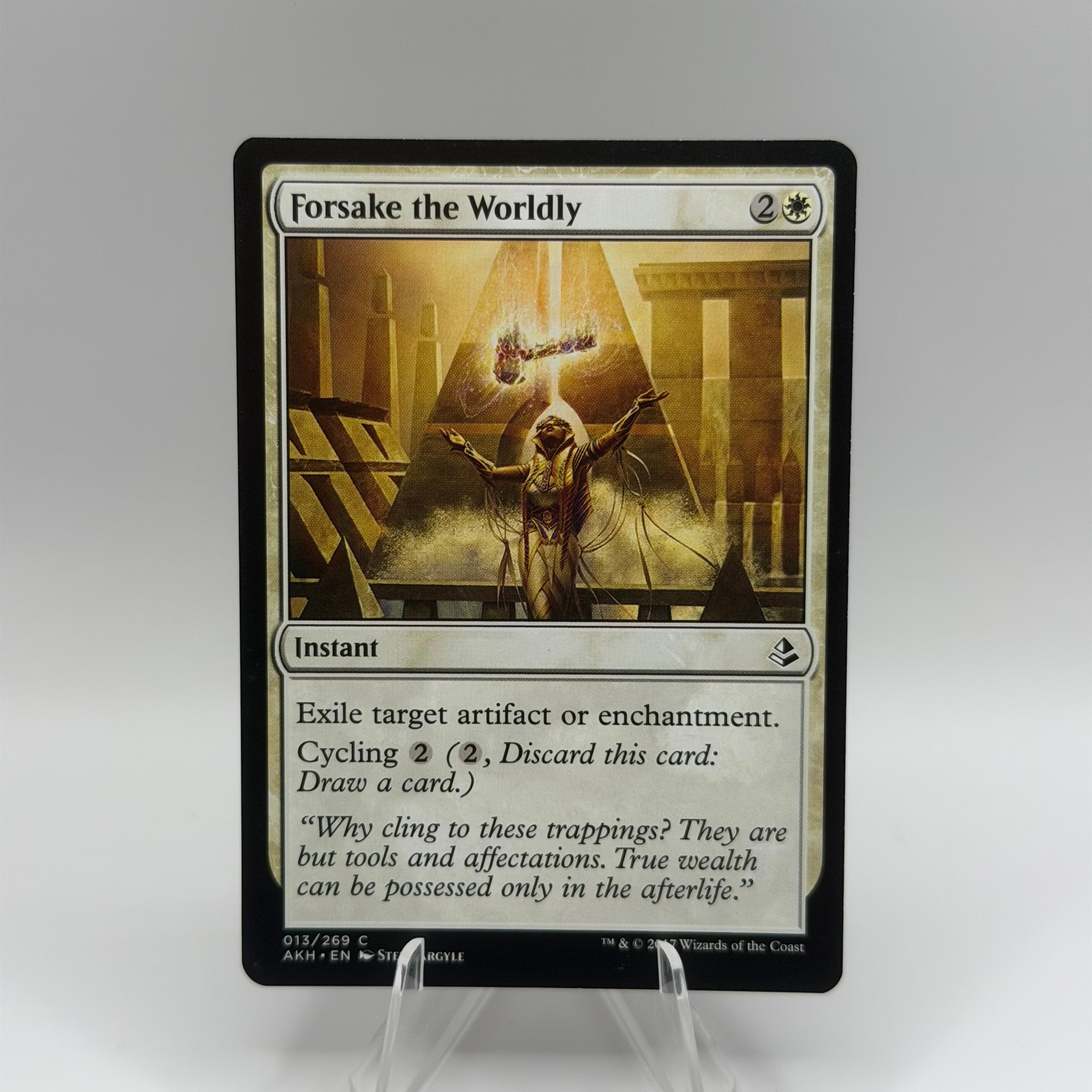 Forsake the Worldly - Amonkhet (AKH) #0363