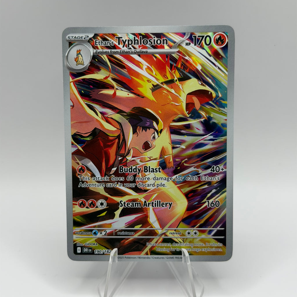 Ethan's Typhlosion (DRI 190)
Destined Rivals #0130