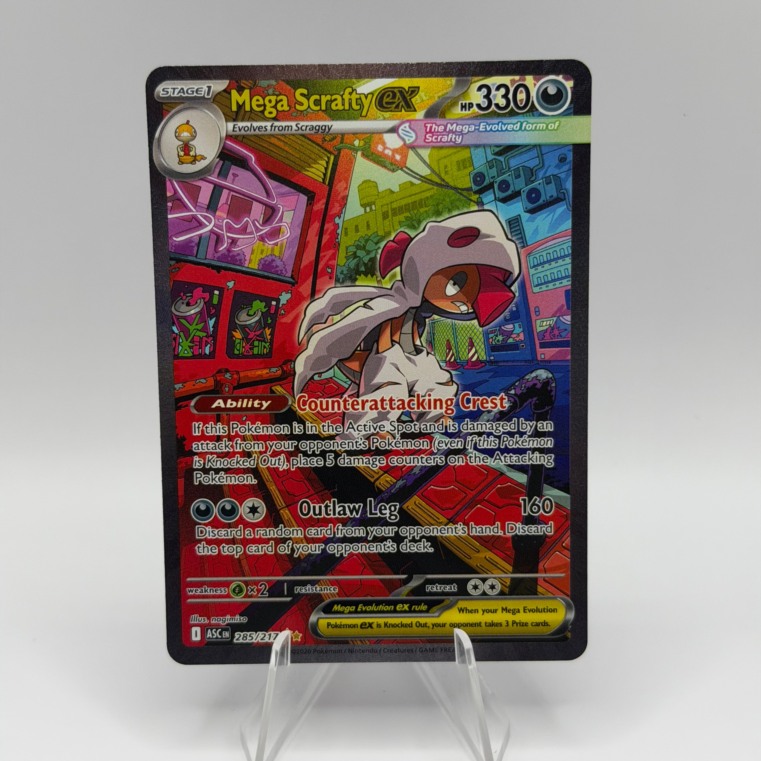 Mega Scrafty ex (ASC 285)
Ascended Heroes #0150