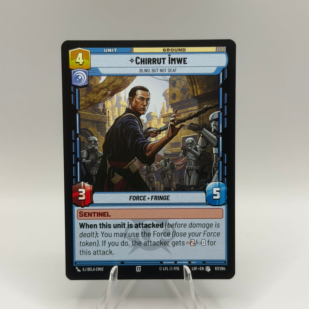Chirrut Imwe - Blind, but not Deaf - Legends of the Force (LOF) #0331