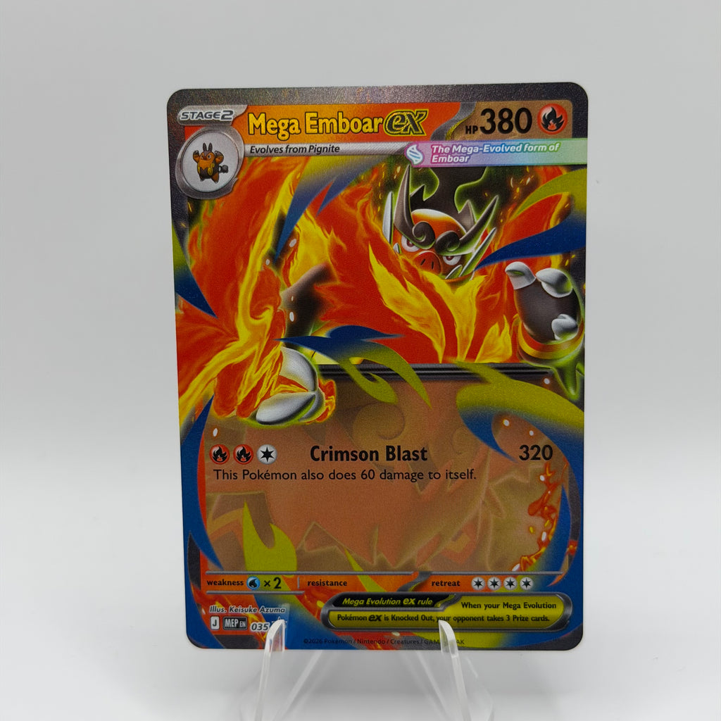 Mega Emboar ex (MEP 035)
MEP Black Star Promos #0019