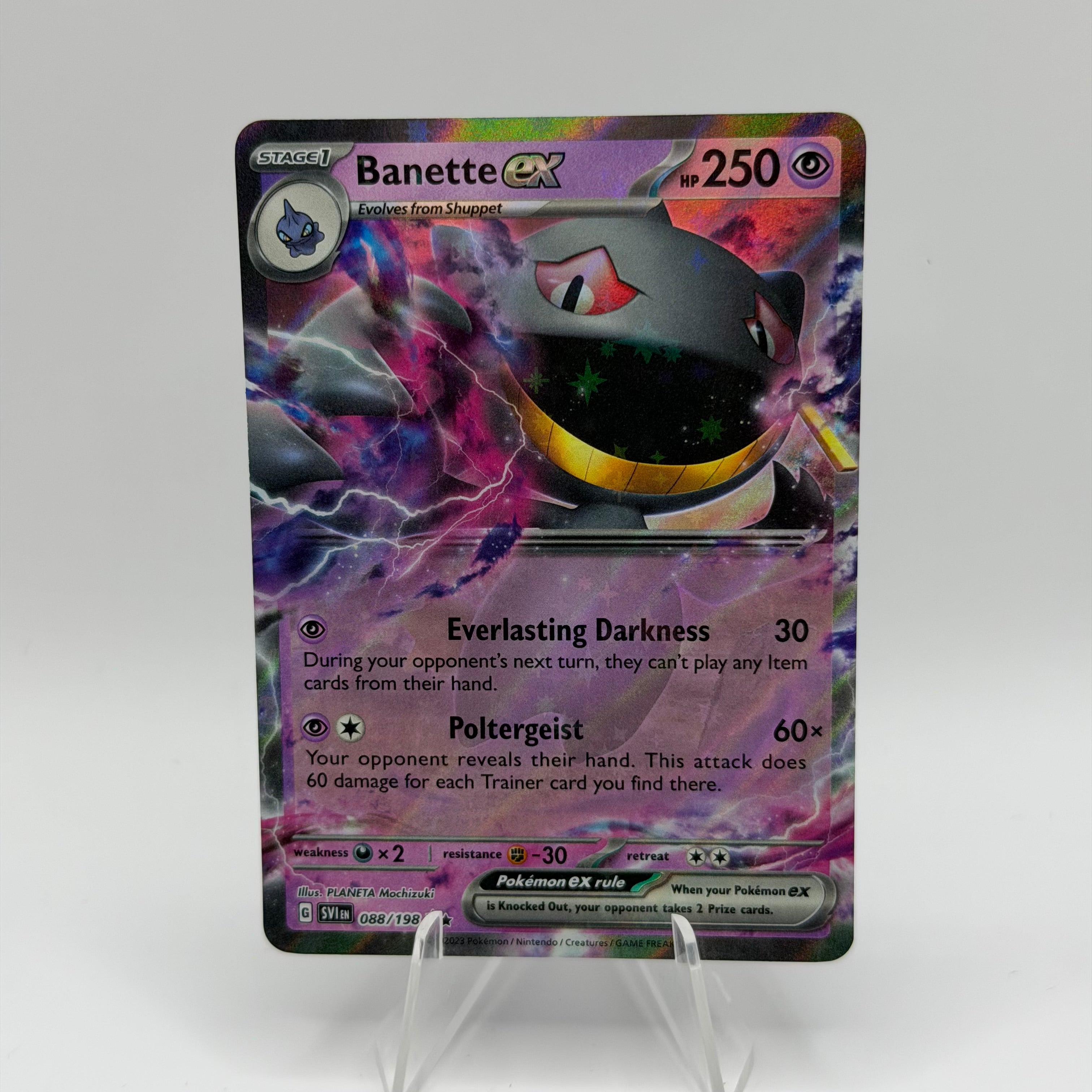 Banette ex (SVI 088)
Scarlet & Violet #0035