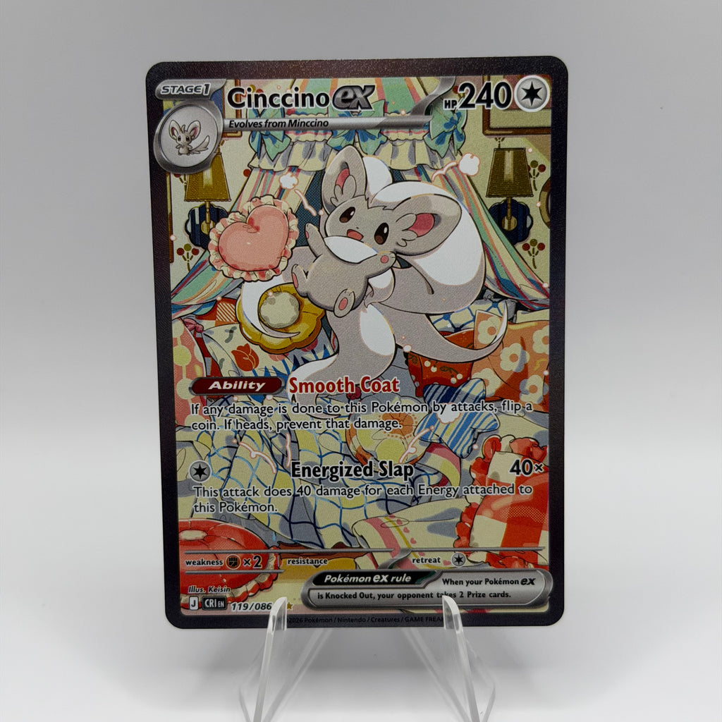 Cinccino ex (CRI 119)
Chaos Rising #151
