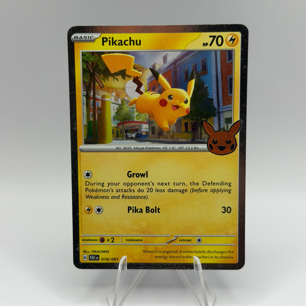 Pikachu (BOO24 PAF 018)
Trick or Trade 2024 #0056