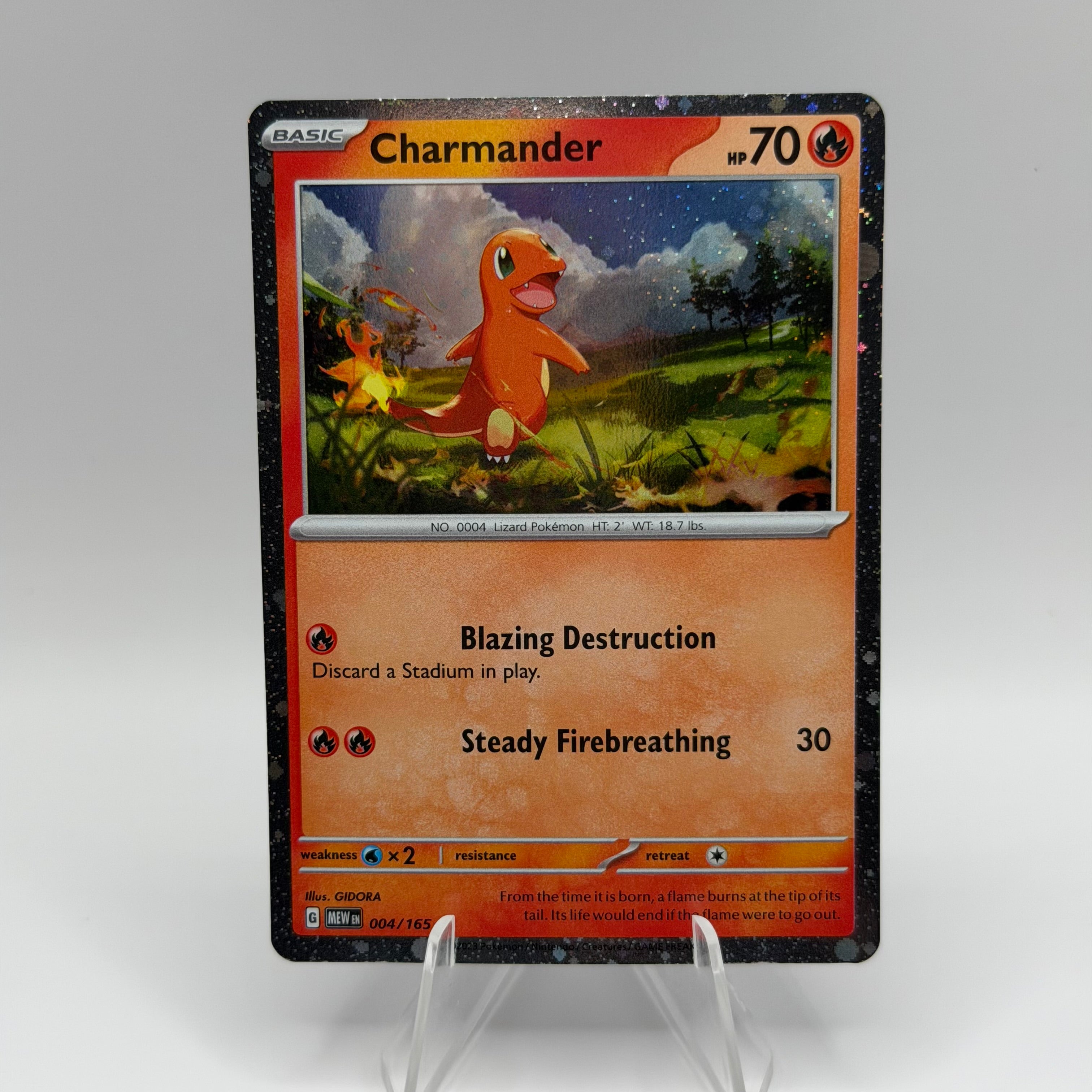 Charmander cosmic foil (MEW 004)
151 #0066