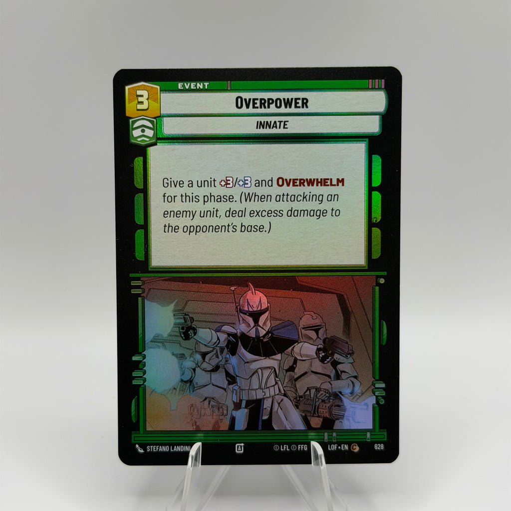 Overpower (Foil) - Legends of the Force (LOF) #0297