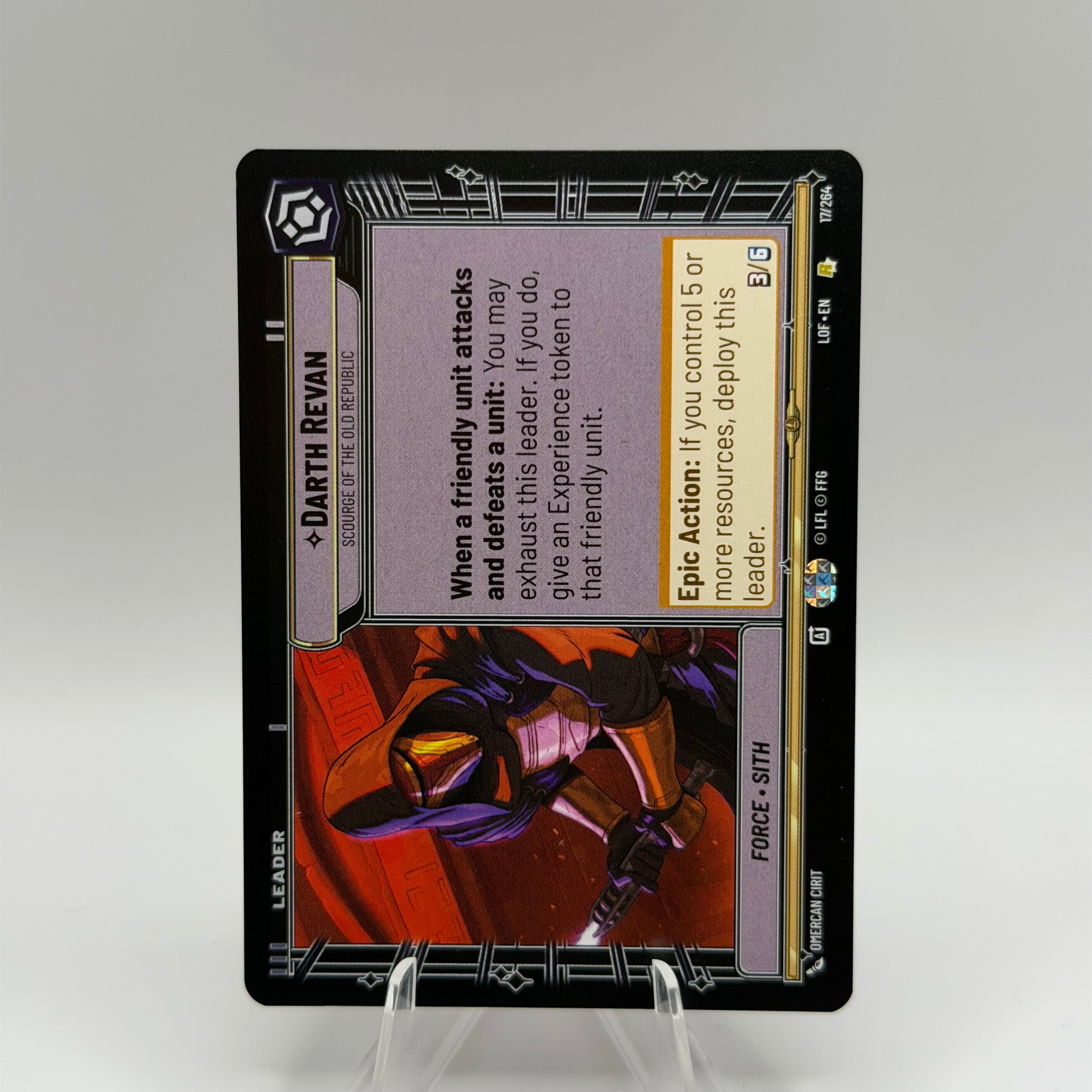 Darth Revan - Scourge of the Old Republic - Legends of the Force (LOF) #0264