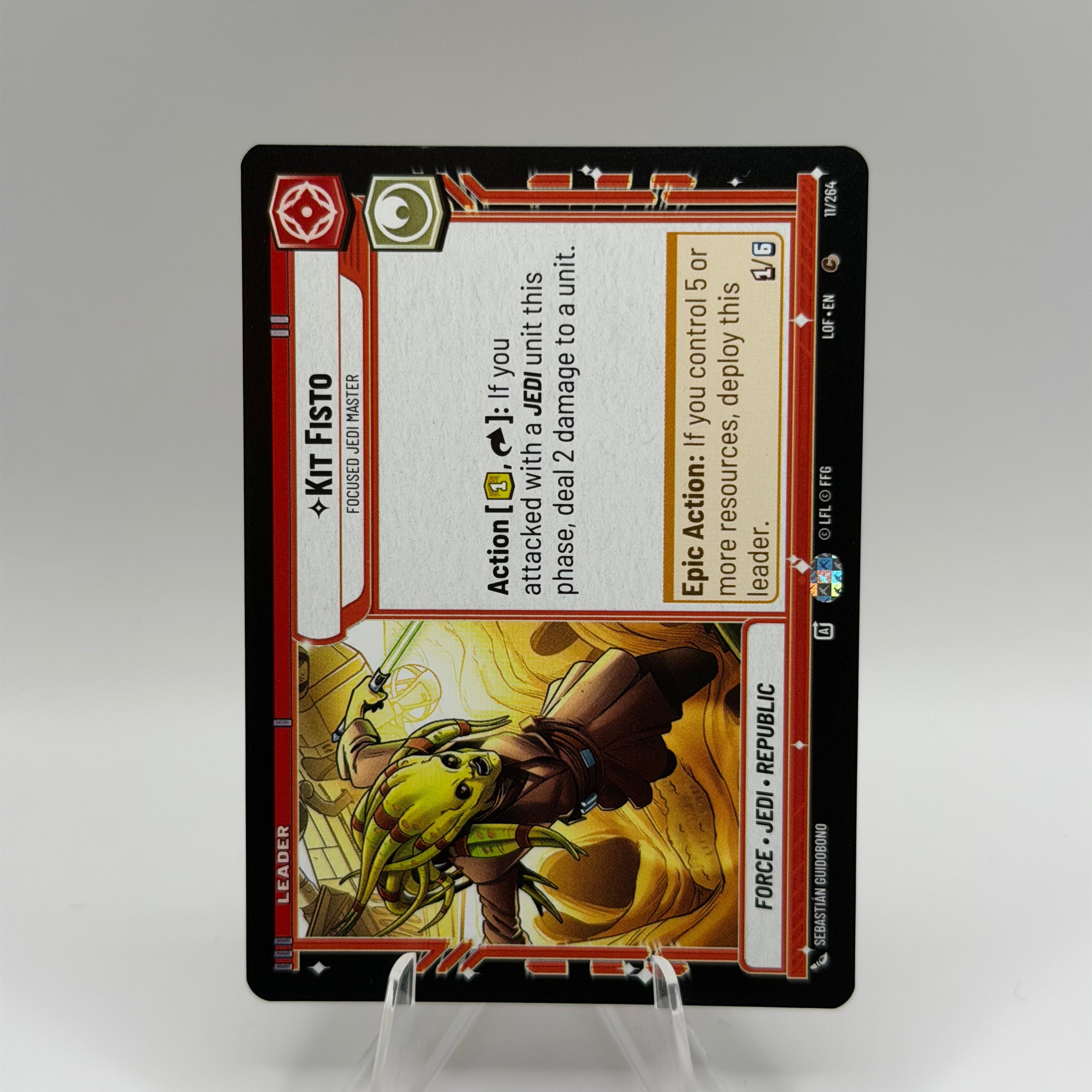 Kit Fisto - Focused Jedi Master - Legends of the Force (LOF) #0276