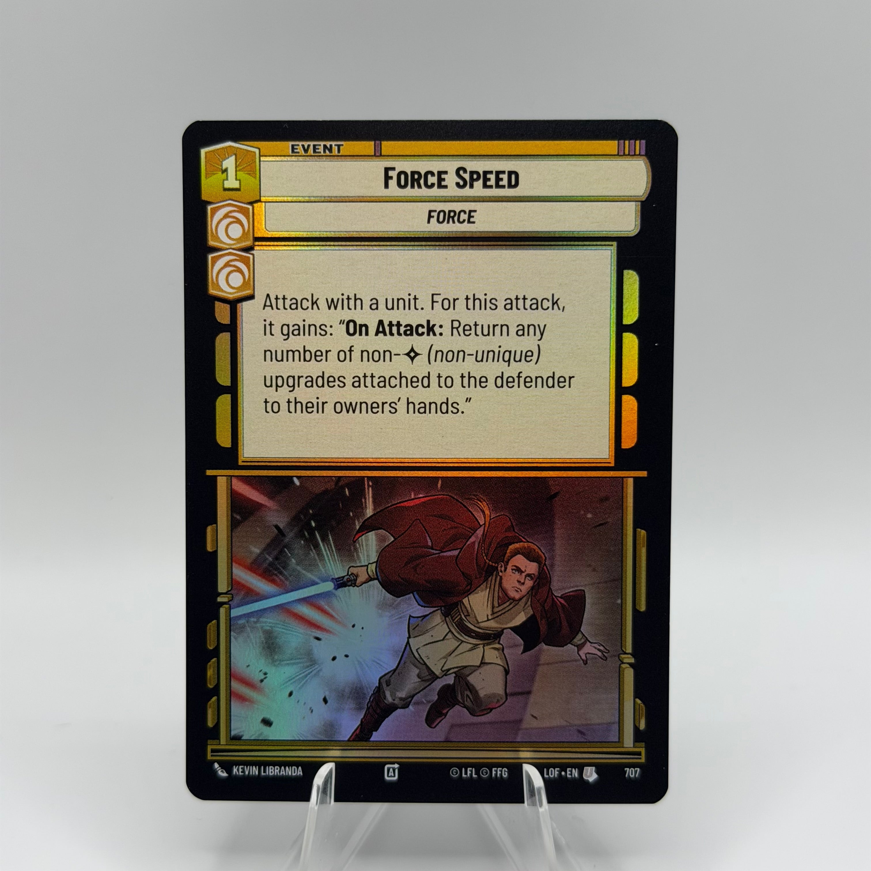 Force Speed (Foil) - Legends of the Force (LOF) #0280