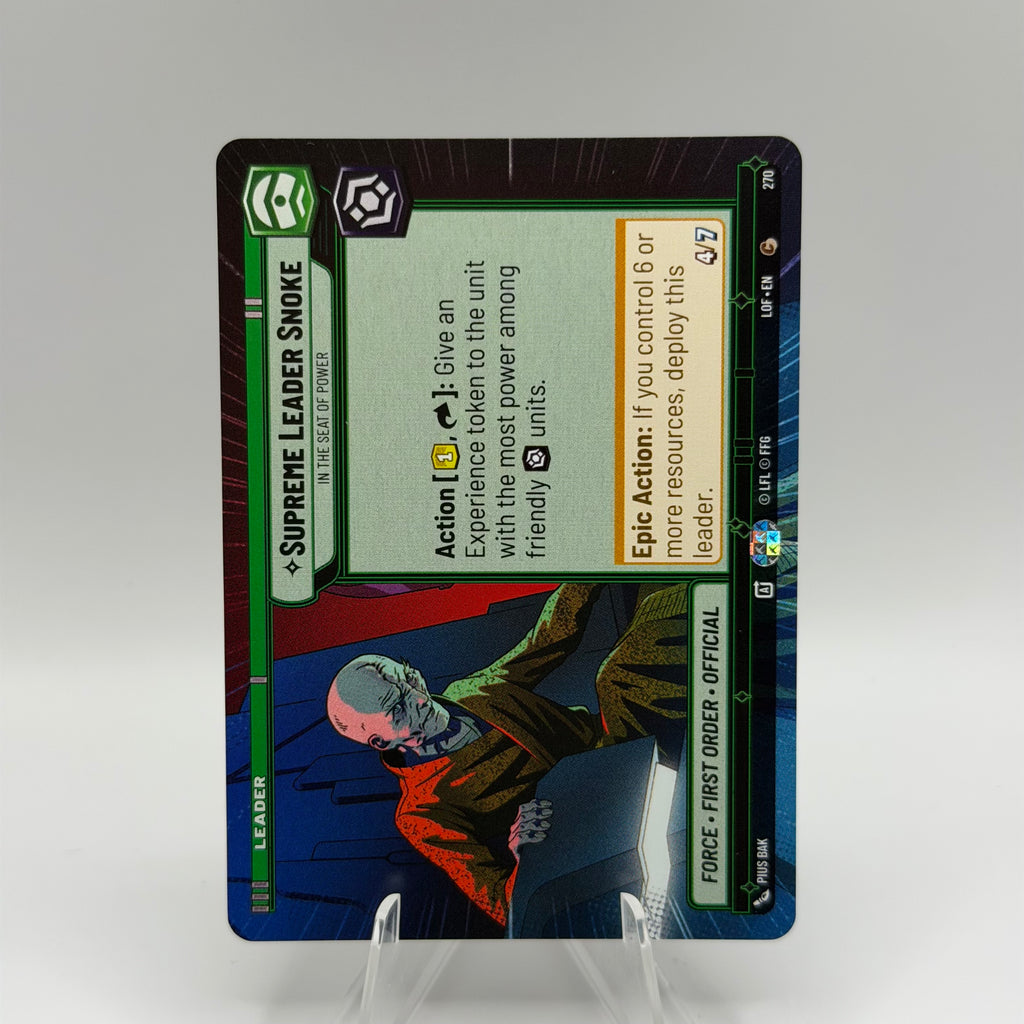 Supreme Leader Snoke - In the Seat of Power (Hyperspace) - Legends of the Force (LOF) #0286