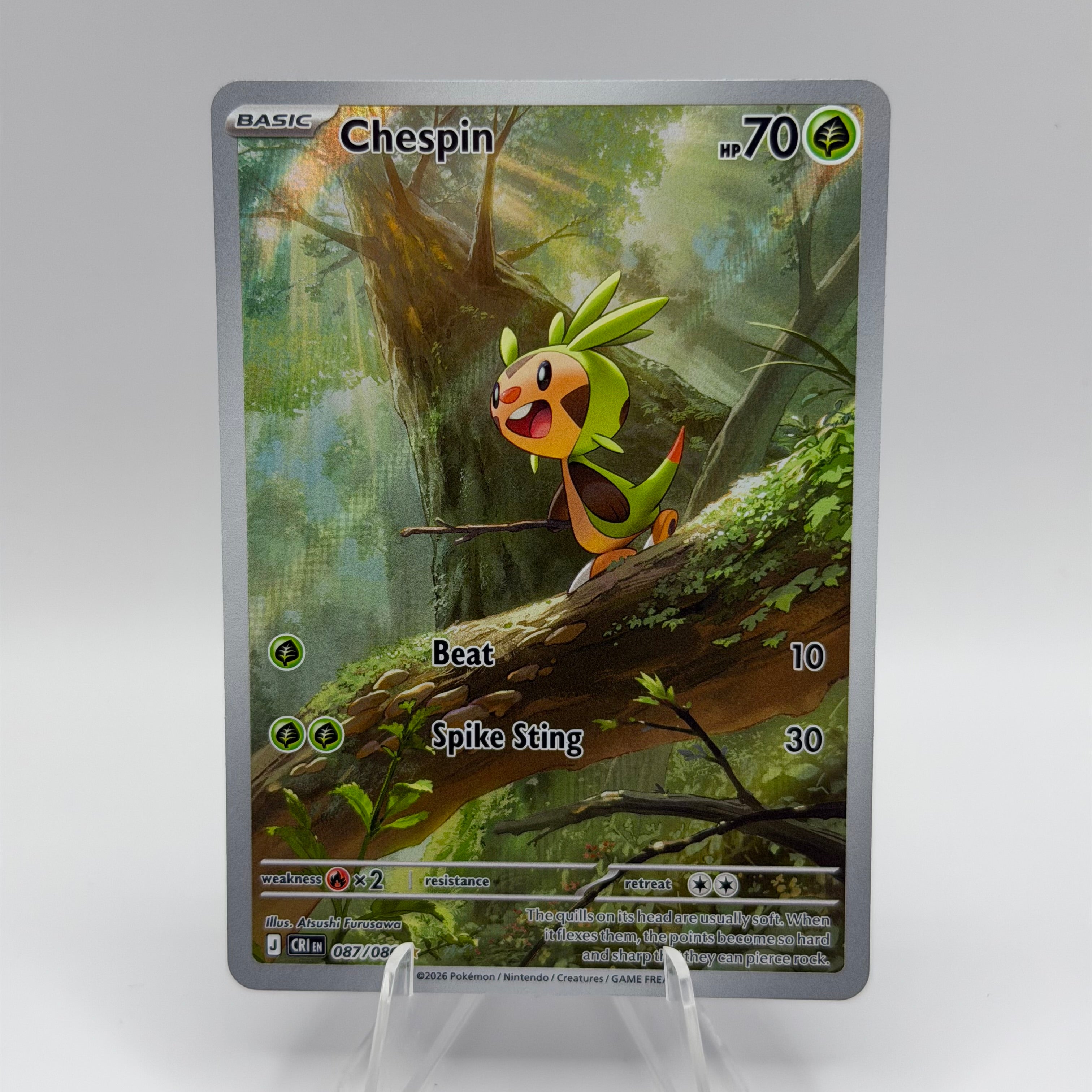 Chespin (CRI 087)
Chaos Rising #0200