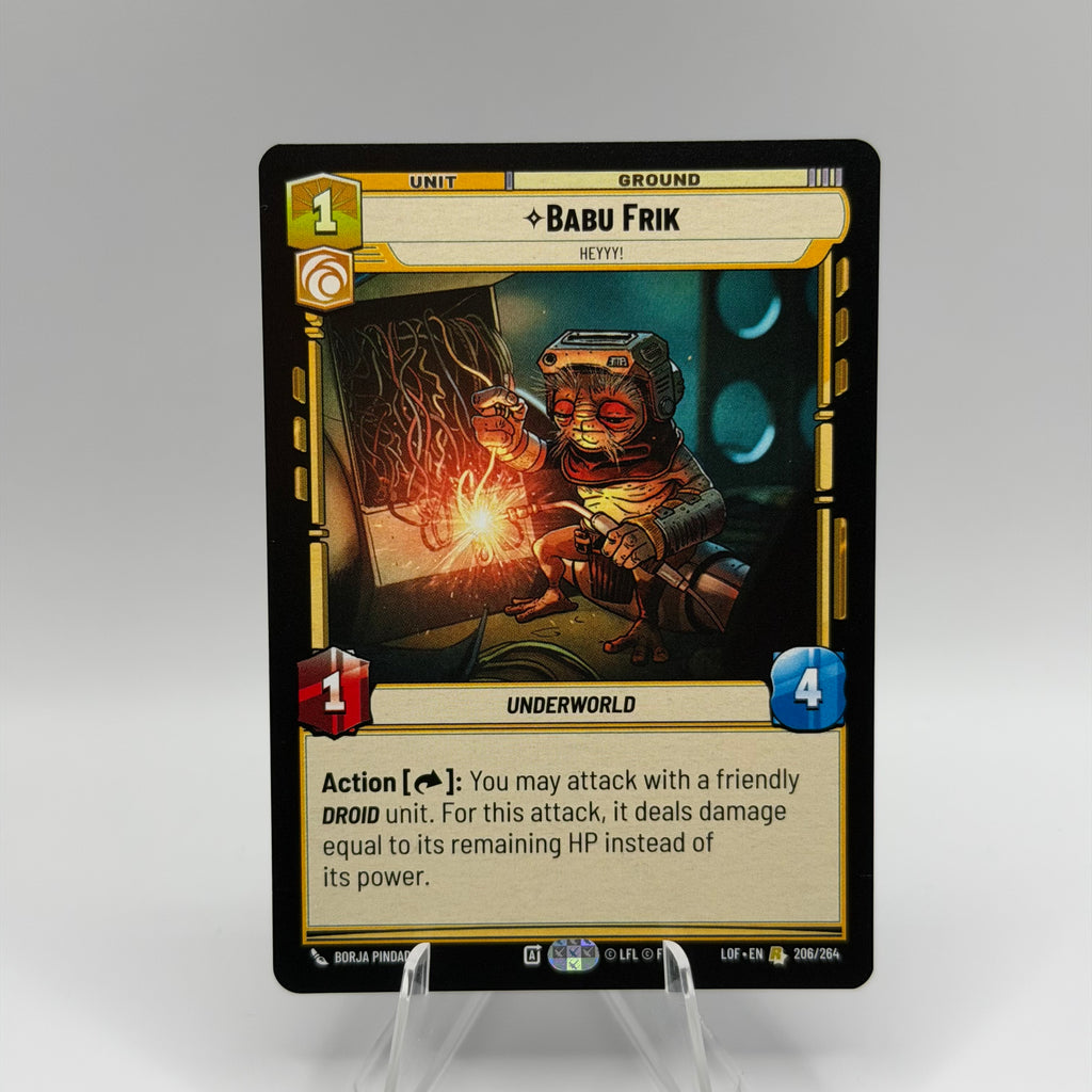 Babu Frik - Heyyy! - Legends of the Force (LOF) #0302