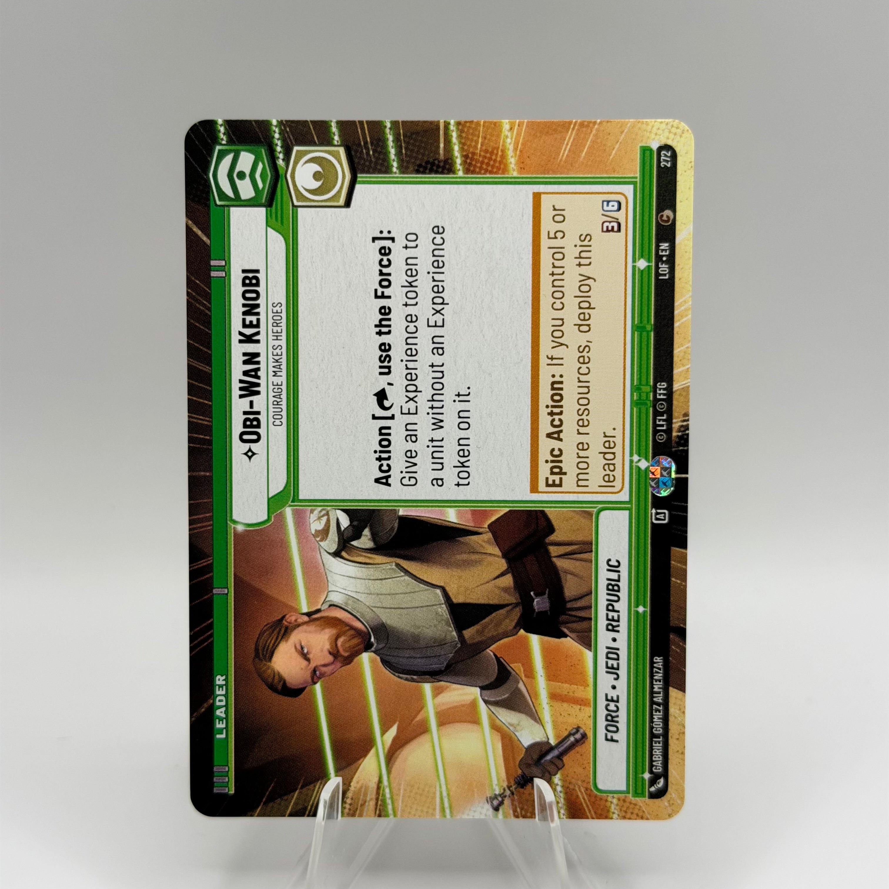 Obi-Wan Kenobi - Courage Makes Heroes (Hyperspace) - Legends of the Force (LOF) #0284