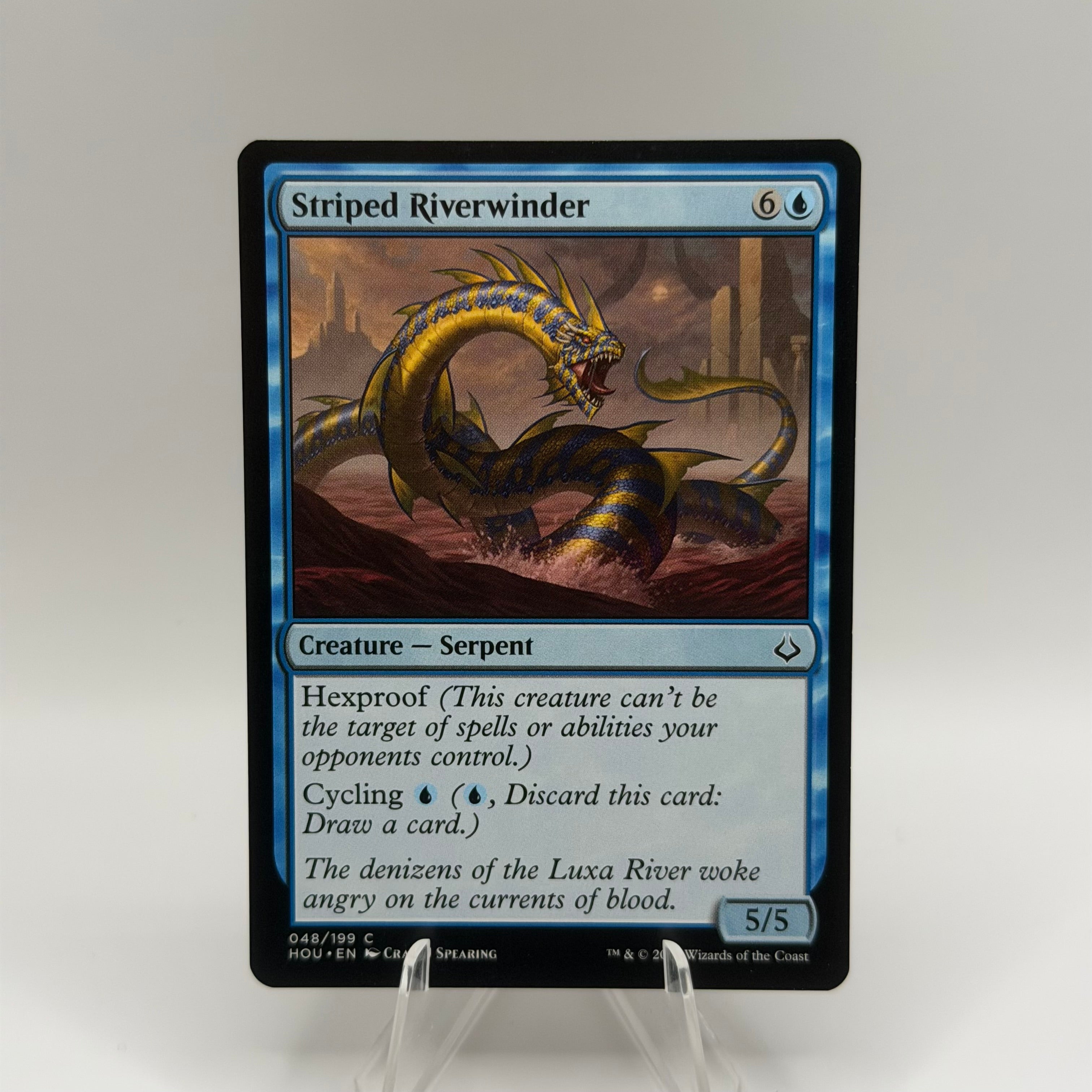 Striped Riverwinder - Hour of Devastation (HOU) #0371