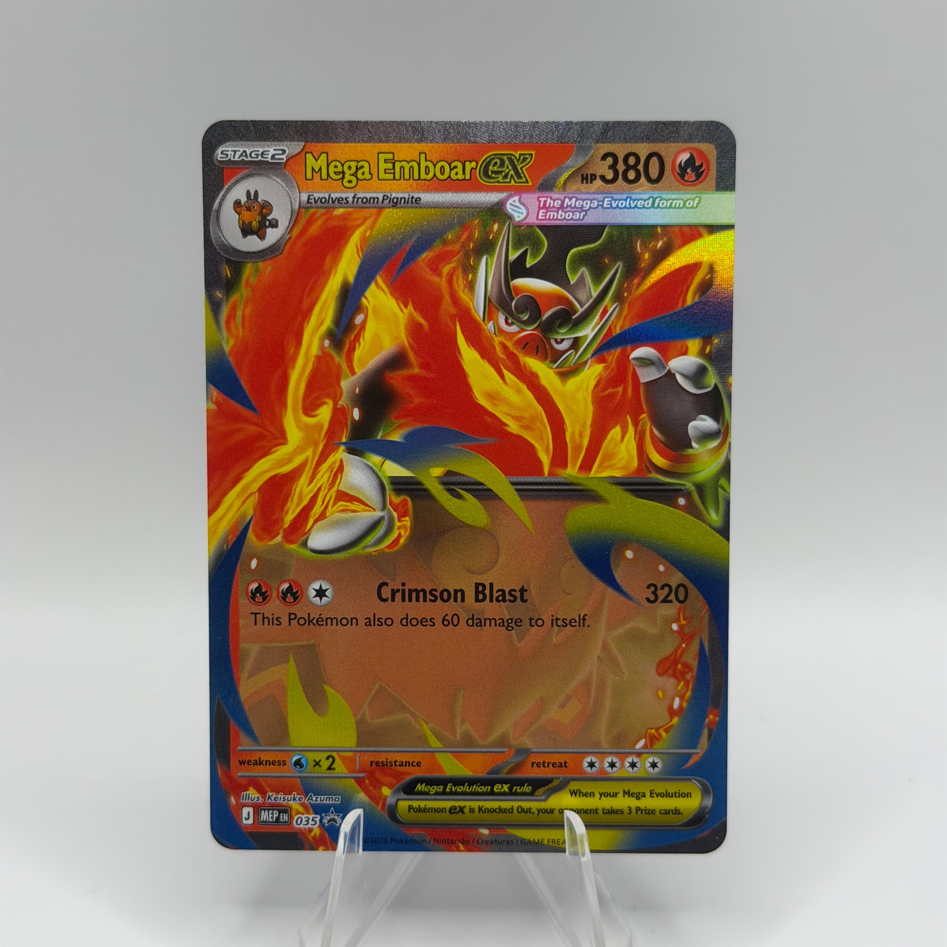 Mega Emboar ex (MEP 035)
MEP Black Star Promos #0304