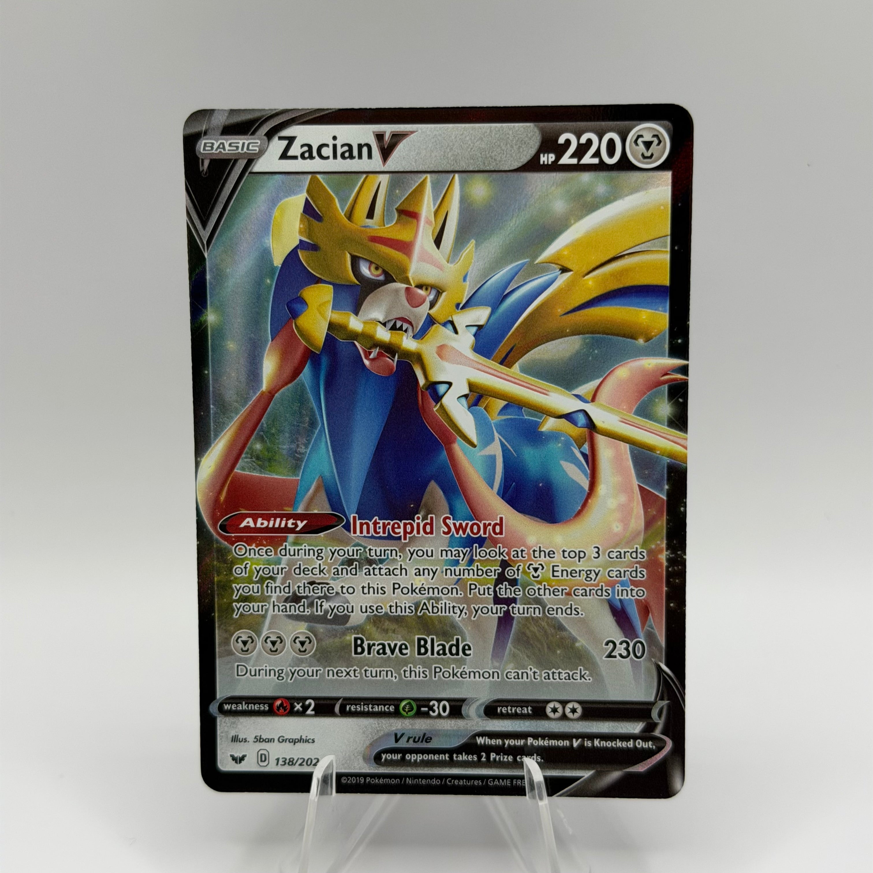 Zacian V (SSH 138)
Sword & Shield # 0088
