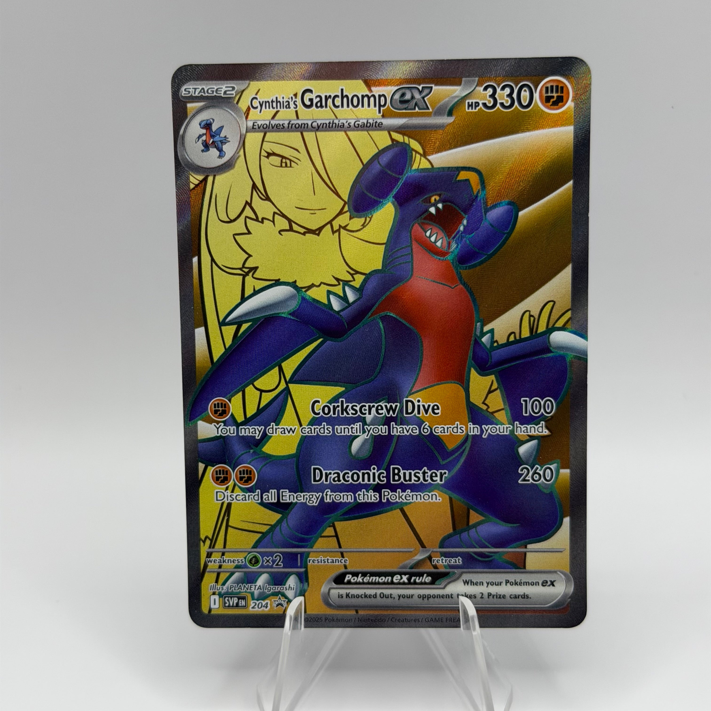 Cynthia's Garchomp ex (SVP 204)
SV Black Star Promos #0070