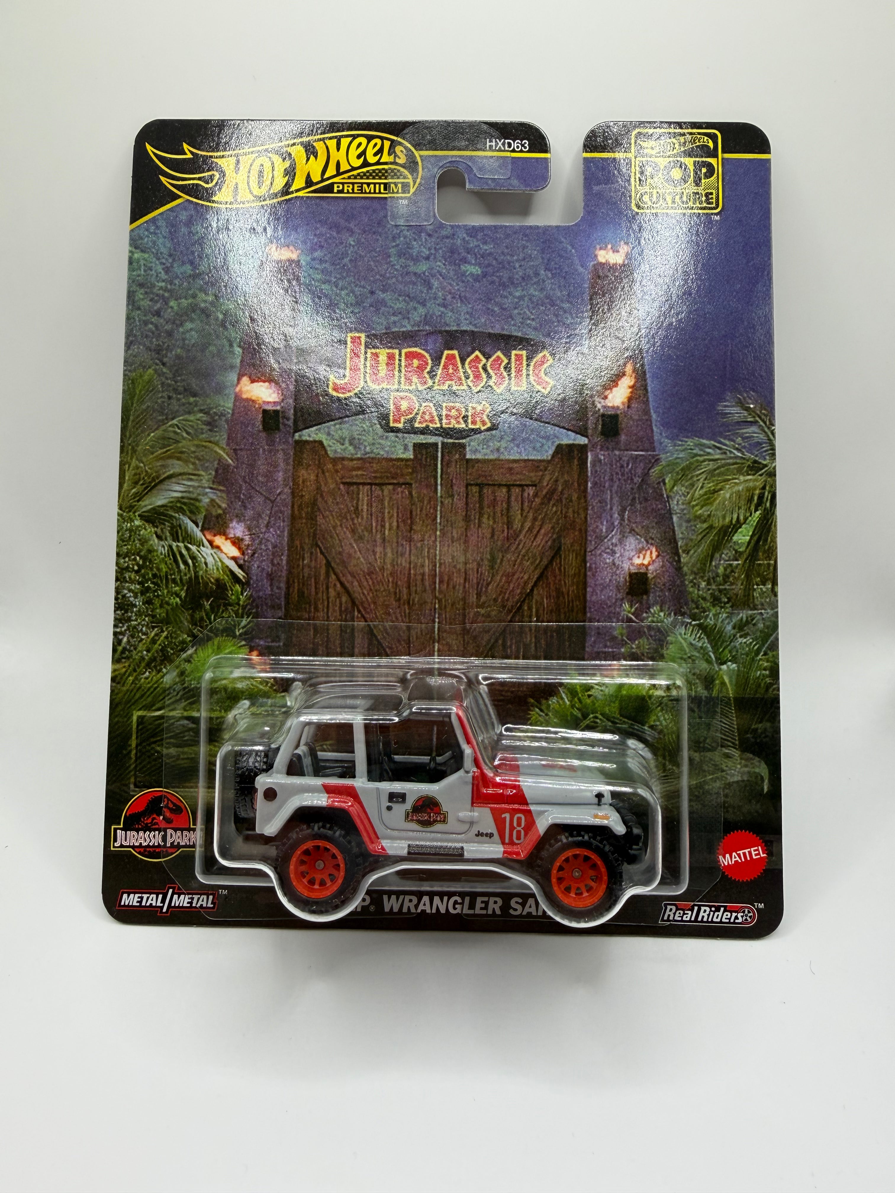 Hot Wheels '92 Jeep Wrangler Sahara - Jurassic Park