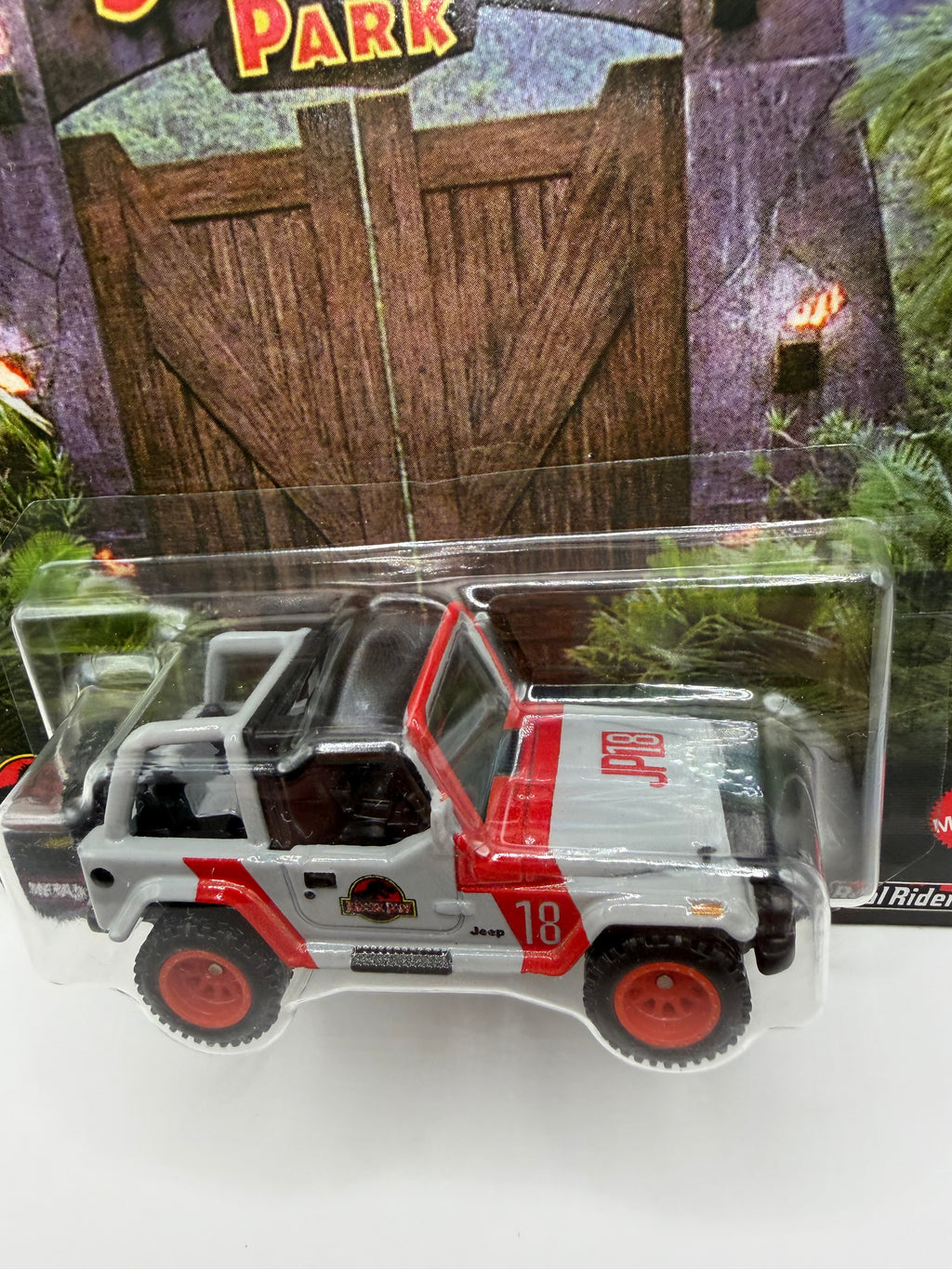 Hot Wheels '92 Jeep Wrangler Sahara - Jurassic Park