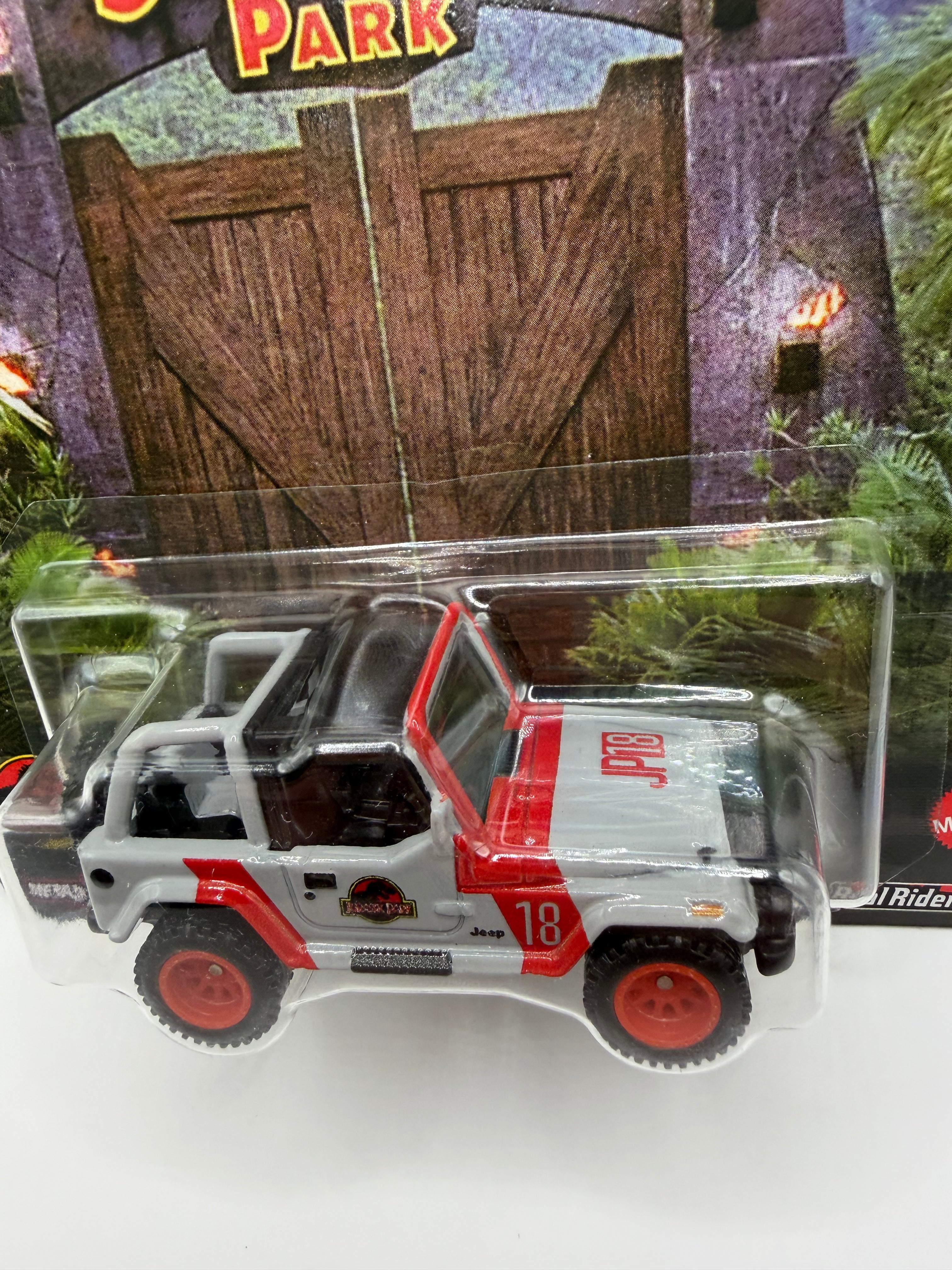 Hot Wheels '92 Jeep Wrangler Sahara - Jurassic Park