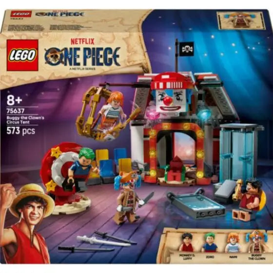 LEGO ONE PIECE 75637 Clownen Buggys cirkustält