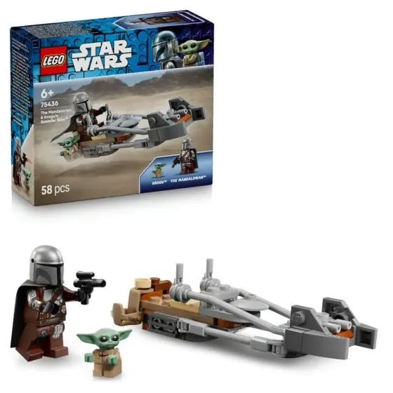 LEGO Star Wars 75436 The Mandalorian & Grogu’s Speeder Bike