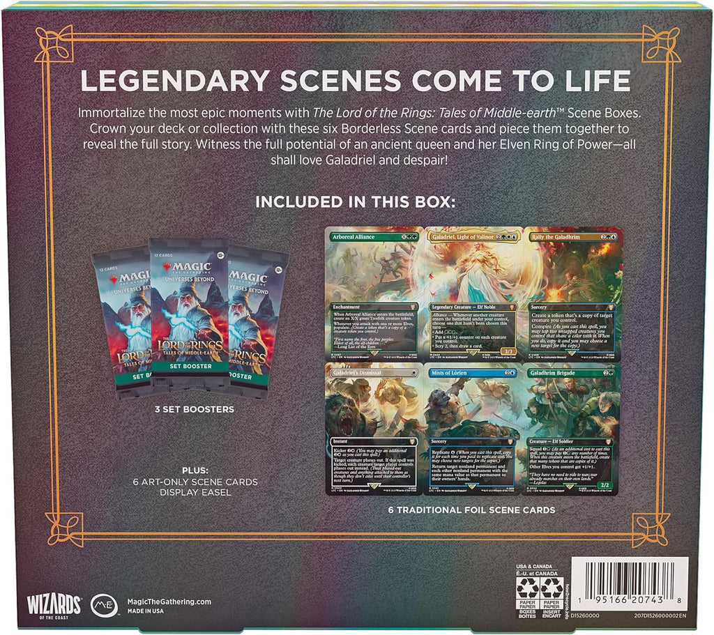 Magic: The Gathering – The Lord of the Rings: Tales of Middle-earth Scene Box – Might of Galadriel (2023)