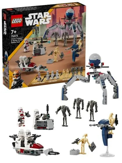 LEGO Star Wars 75372 Clone Trooper & Battle Droid Battle Pack