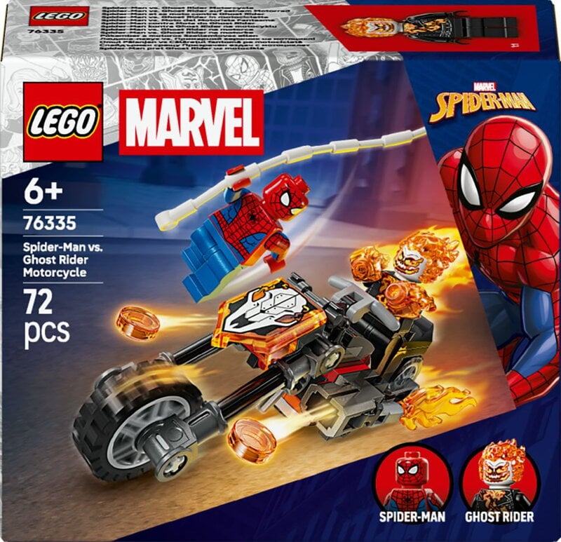 LEGO Marvel Super Heroes 76335 Spider-Man™ mot Ghost Rider™ på motorcykel