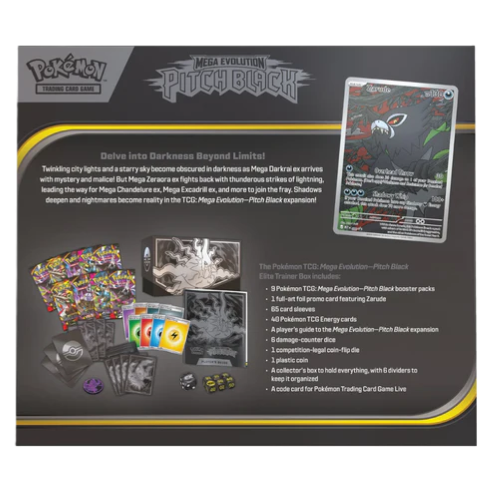 Pokémon TCG: Mega Evolution – Pitch Black Elite Trainer Box