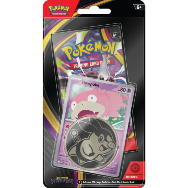 Pokémon TCG: Mega Evolution – Pitch Black Checklane Blister (Slowpoke Promo)